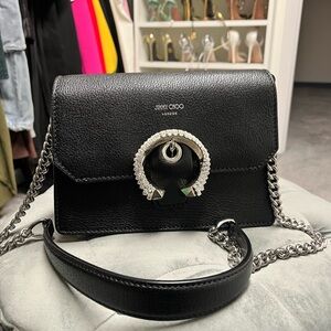 Jimmy Choo Black and Silver Bag